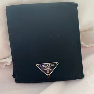 Vintage nylon Prada bill fold wallet